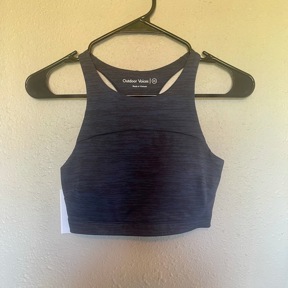 Outdoor Voices Move Free Racerback Crop Sports Bra